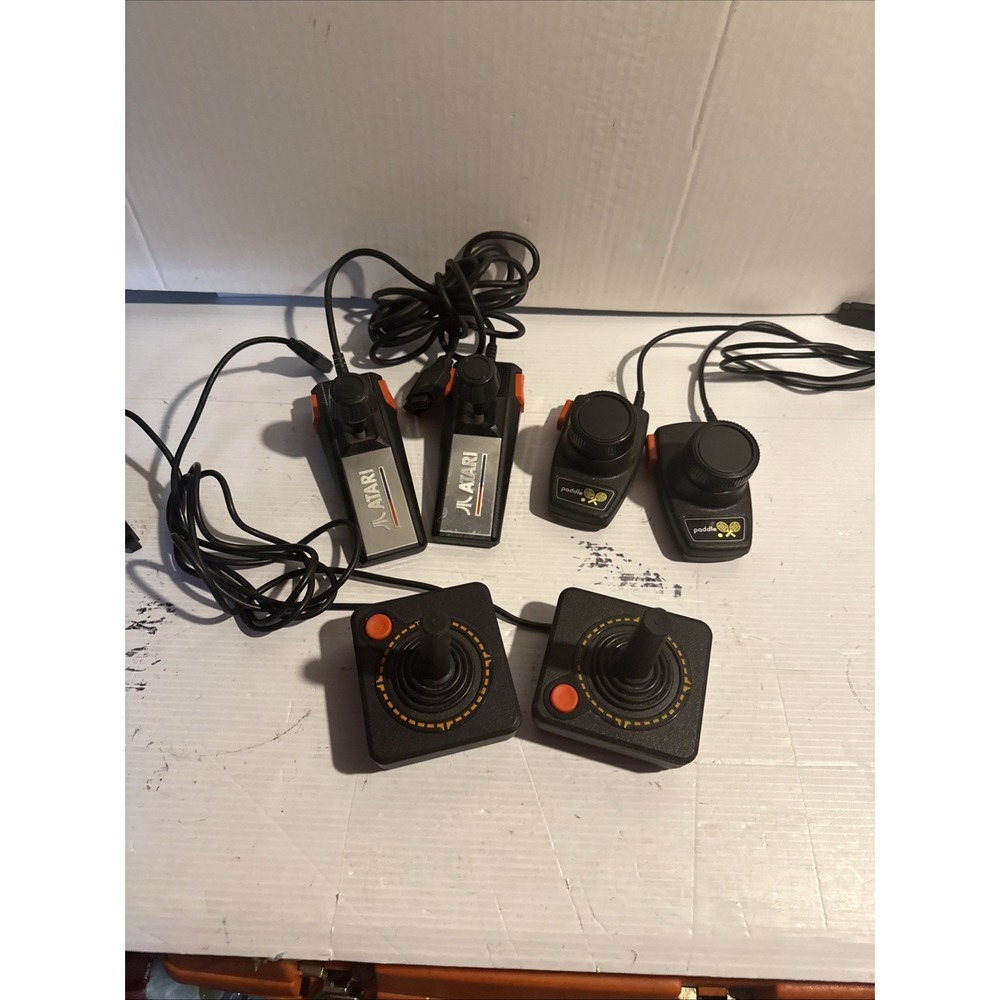 Atari 7800 Joystick Controller Pro Line CX-24 & 2600 Stick & Paddle Used Untest
